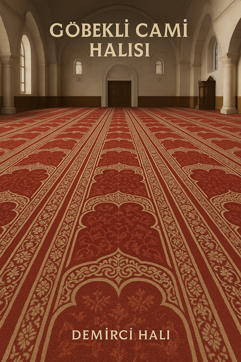 3D Göbekli Cami Halısı Motif Tasarımı